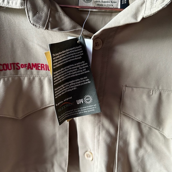 NWT Boy Scouts of America Long Sleeve Uniform Shirt Size S - Picture 12 of 14
